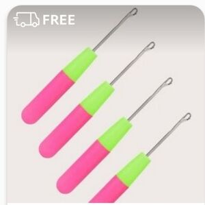 4 Pieces Crochet Hair Needle